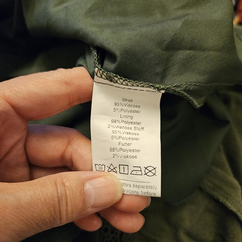 SCARLET DARKNESS Women's Forest Green Embroidered Renaissance Dress Small - Picture 15 of 15